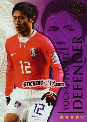 Sticker Lee Young-Pyo - World Football Online 2009-2010. Series 1 - Futera