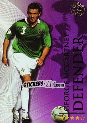 Sticker McCartney George - World Football Online 2009-2010. Series 1 - Futera