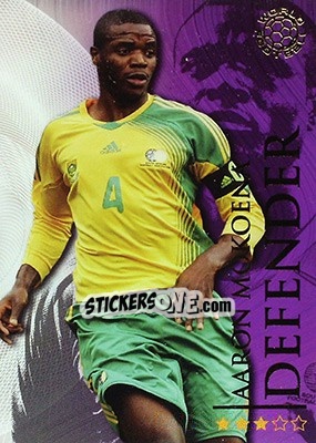 Sticker Mokoena Aaron - World Football Online 2009-2010. Series 1 - Futera