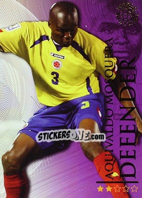 Sticker Mosquera Aquivaldo - World Football Online 2009-2010. Series 1 - Futera