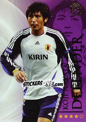 Sticker Nakata Koji - World Football Online 2009-2010. Series 1 - Futera