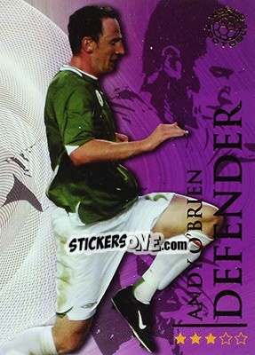 Sticker O'Brien Andy - World Football Online 2009-2010. Series 1 - Futera
