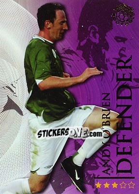 Sticker O'Brien Andy - World Football Online 2009-2010. Series 1 n. 138 - Futera