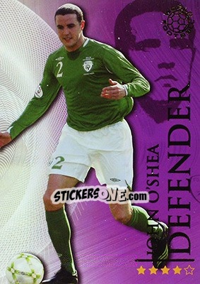 Sticker O'Shea John - World Football Online 2009-2010. Series 1 - Futera