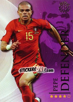 Sticker Pepe - World Football Online 2009-2010. Series 1 n. 144 - Futera
