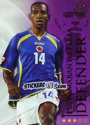 Sticker Perea Luis Amaranto - World Football Online 2009-2010. Series 1 n. 145 - Futera