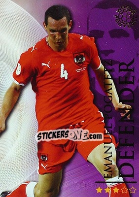 Sticker Pogatetz Emanuel - World Football Online 2009-2010. Series 1 - Futera
