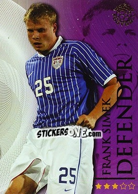 Cromo Simek Frank - World Football Online 2009-2010. Series 1 - Futera