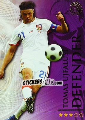 Sticker Ujfalusi Tomas - World Football Online 2009-2010. Series 1 - Futera