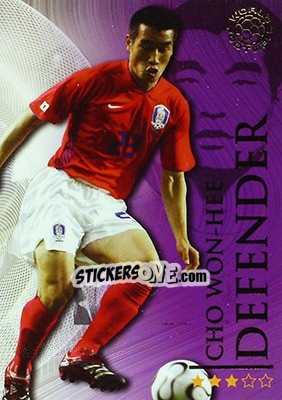 Sticker Won-Hee Cho - World Football Online 2009-2010. Series 1 n. 168 - Futera
