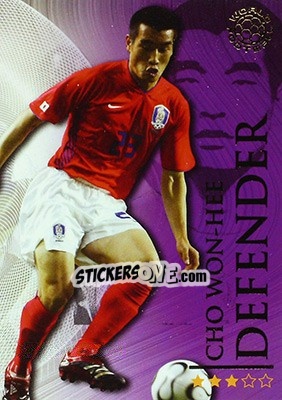 Sticker Won-Hee Cho - World Football Online 2009-2010. Series 1 - Futera