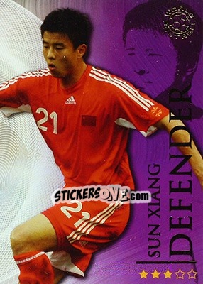 Sticker Xiang Sun - World Football Online 2009-2010. Series 1 - Futera