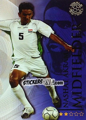 Sticker Akram Nashat - World Football Online 2009-2010. Series 1 - Futera