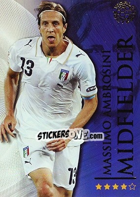 Sticker Ambrosini Massimo - World Football Online 2009-2010. Series 1 n. 178 - Futera