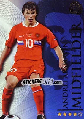 Sticker Arshavin Andrey - World Football Online 2009-2010. Series 1 n. 181 - Futera