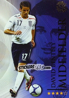 Sticker Bentley David - World Football Online 2009-2010. Series 1 - Futera