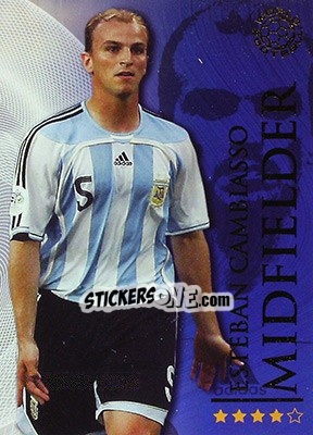 Sticker Cambiasso Esteban - World Football Online 2009-2010. Series 1 - Futera
