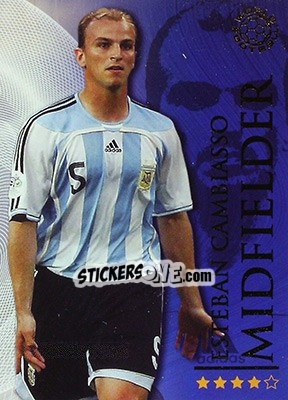 Sticker Cambiasso Esteban - World Football Online 2009-2010. Series 1 n. 194 - Futera