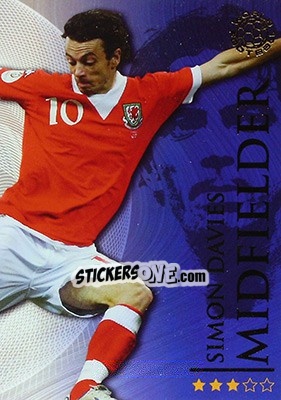 Sticker Davies Simon - World Football Online 2009-2010. Series 1 - Futera
