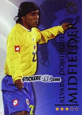 Cromo Dominguez Alvaro - World Football Online 2009-2010. Series 1 n. 200 - Futera