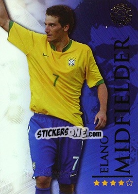 Sticker Elano - World Football Online 2009-2010. Series 1 n. 204 - Futera