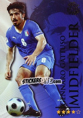 Sticker Gattuso Gennaro - World Football Online 2009-2010. Series 1 n. 214 - Futera