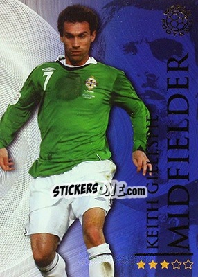 Sticker Gillespie Keith - World Football Online 2009-2010. Series 1 - Futera