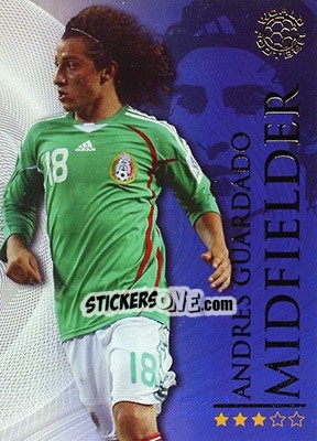 Cromo Guardado Andres - World Football Online 2009-2010. Series 1 - Futera