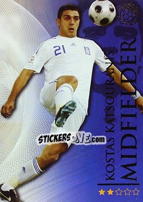 Sticker Katsouranis Kostas - World Football Online 2009-2010. Series 1 - Futera
