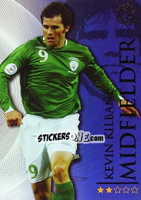 Sticker Kilbane Kevin - World Football Online 2009-2010. Series 1 - Futera