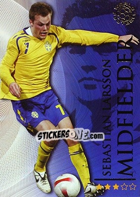 Sticker Larsson Sebastian - World Football Online 2009-2010. Series 1 - Futera