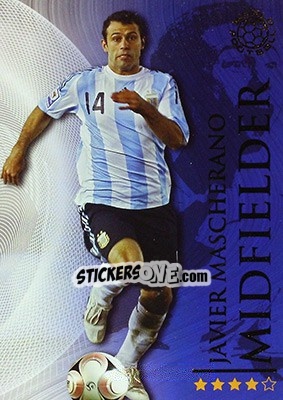 Sticker Mascherano Javier - World Football Online 2009-2010. Series 1 n. 243 - Futera