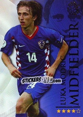 Figurina Modric Luka - World Football Online 2009-2010. Series 1 - Futera