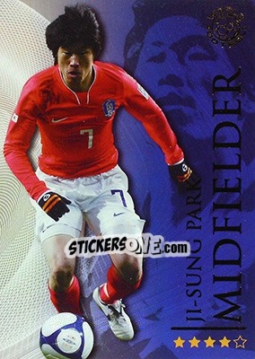 Sticker Park Ji-Sung - World Football Online 2009-2010. Series 1 - Futera