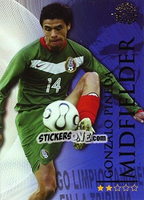 Sticker Pineda Gonzalo - World Football Online 2009-2010. Series 1 - Futera