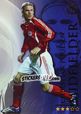 Sticker Poulsen Christian - World Football Online 2009-2010. Series 1 - Futera