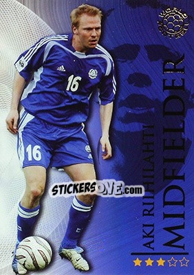 Sticker Riihilahti Aki - World Football Online 2009-2010. Series 1 - Futera