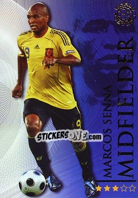 Sticker Senna Marcos - World Football Online 2009-2010. Series 1 - Futera
