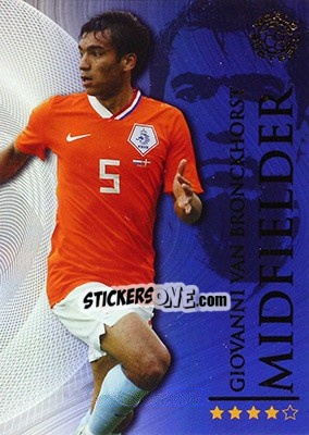 Sticker Van Bronckhorst Giovanni - World Football Online 2009-2010. Series 1 - Futera