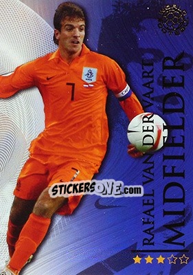 Sticker Van Der Vaart Rafael - World Football Online 2009-2010. Series 1 - Futera