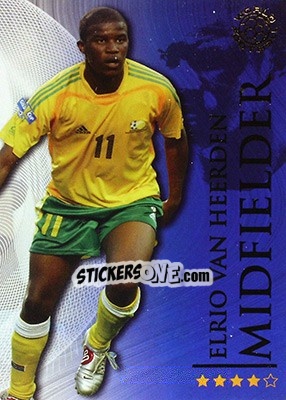 Sticker Van Heerden Elrio - World Football Online 2009-2010. Series 1 - Futera