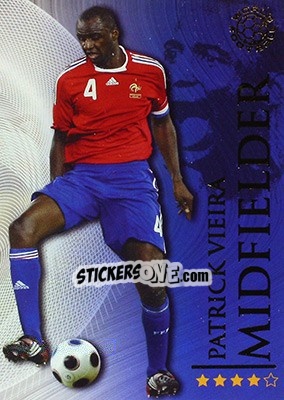 Sticker Vieira Patrick - World Football Online 2009-2010. Series 1 - Futera