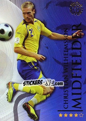 Sticker Wilhelmsson Christian - World Football Online 2009-2010. Series 1 - Futera