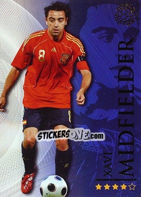 Sticker Xavi - World Football Online 2009-2010. Series 1 n. 286 - Futera