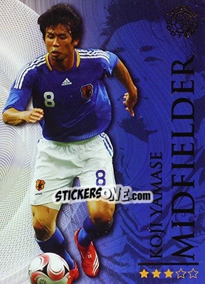 Sticker Yamase Koji - World Football Online 2009-2010. Series 1 - Futera