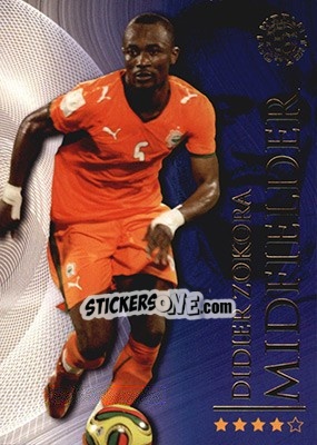 Sticker Zokora Didier - World Football Online 2009-2010. Series 1 - Futera