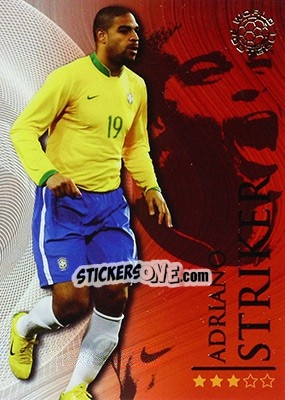 Sticker Adriano - World Football Online 2009-2010. Series 1 n. 292 - Futera