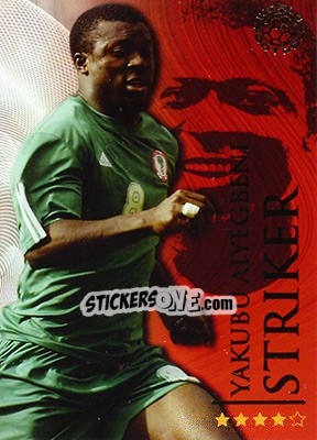 Sticker Aiyegbeni Yakubu - World Football Online 2009-2010. Series 1 - Futera