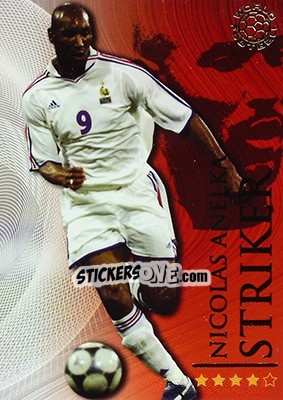 Sticker Anelka Nicolas - World Football Online 2009-2010. Series 1 - Futera