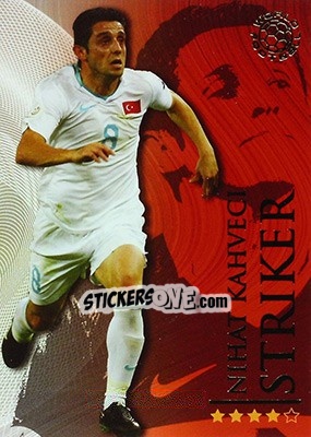 Sticker Kahveci Nihat - World Football Online 2009-2010. Series 1 - Futera